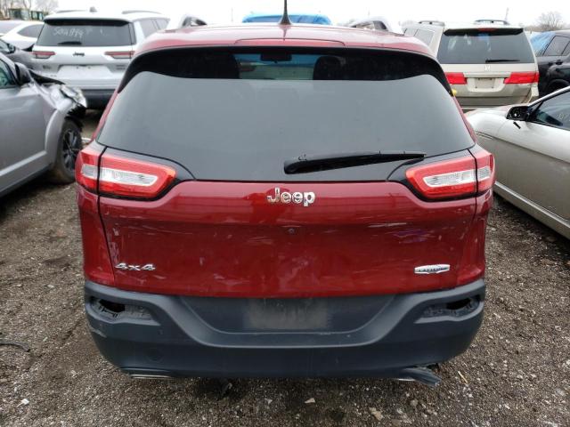 1C4PJMCS1GW361180 - 2016 JEEP CHEROKEE LATITUDE RED photo 6