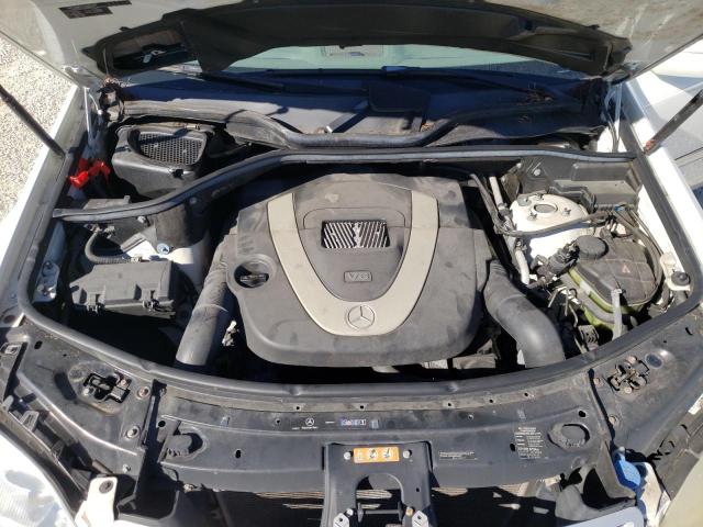 4JGBB8GB5AA572875 - 2010 MERCEDES-BENZ ML 350 4MATIC WHITE photo 12