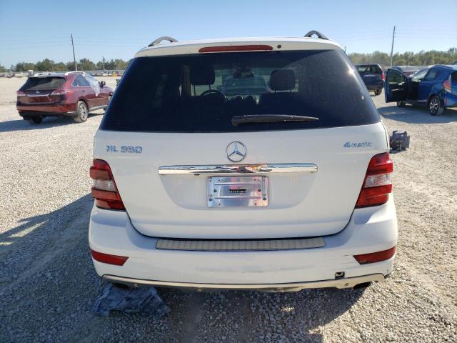4JGBB8GB5AA572875 - 2010 MERCEDES-BENZ ML 350 4MATIC WHITE photo 6