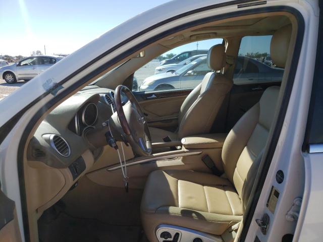 4JGBB8GB5AA572875 - 2010 MERCEDES-BENZ ML 350 4MATIC WHITE photo 7