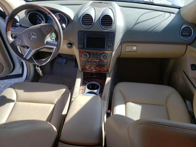 4JGBB8GB5AA572875 - 2010 MERCEDES-BENZ ML 350 4MATIC WHITE photo 8