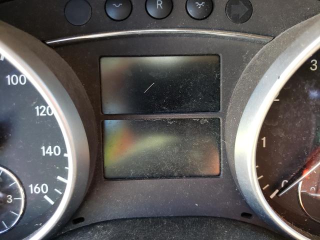 4JGBB8GB5AA572875 - 2010 MERCEDES-BENZ ML 350 4MATIC WHITE photo 9