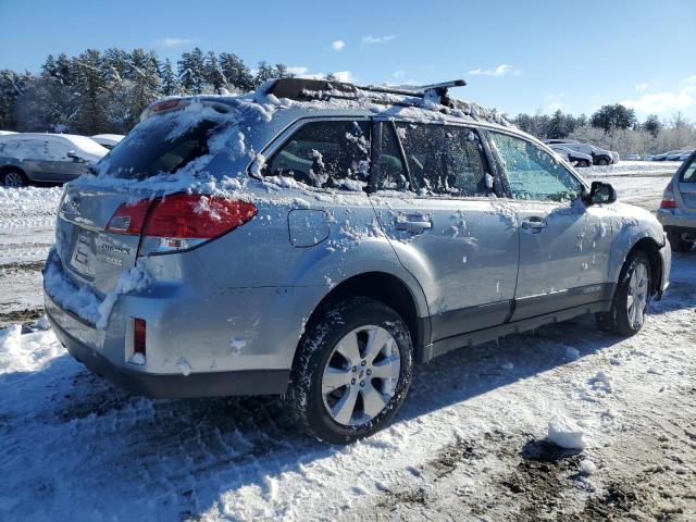 4S4BRBKC6C3207072 - 2012 SUBARU OUTBACK 2.5I LIMITED SILVER photo 3