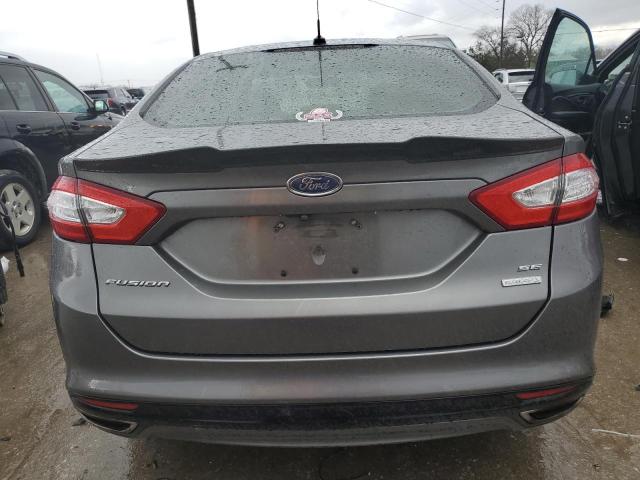 3FA6P0H99ER392434 - 2014 FORD FUSION SE GRAY photo 6