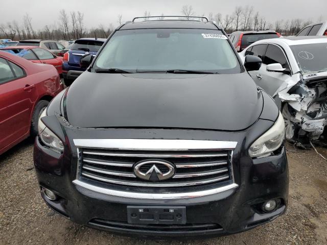 5N1AL0MM6EC504739 - 2014 INFINITI QX60 BLACK photo 5