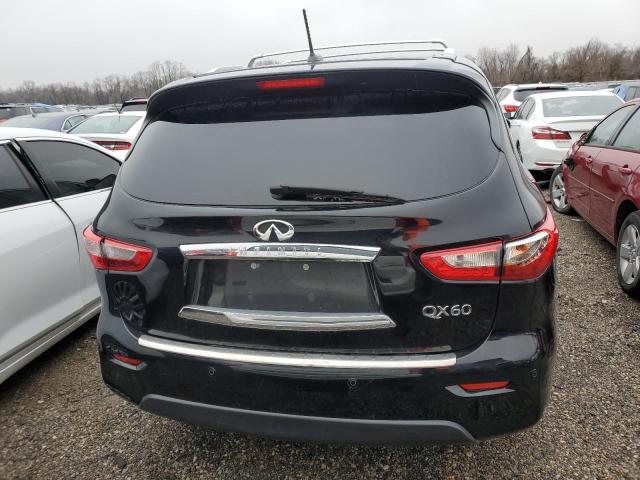 5N1AL0MM6EC504739 - 2014 INFINITI QX60 BLACK photo 6