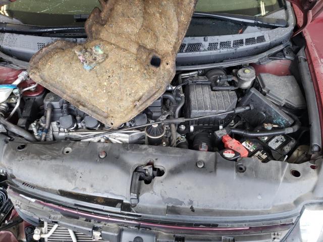 2HGFA16988H503870 - 2008 HONDA CIVIC EXL ბურგუნდია ფოტო 11