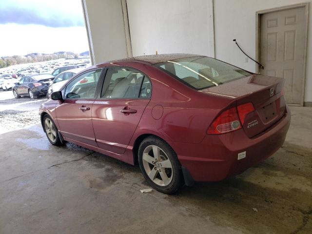 2HGFA16988H503870 - 2008 HONDA CIVIC EXL BURGUNDY photo 2