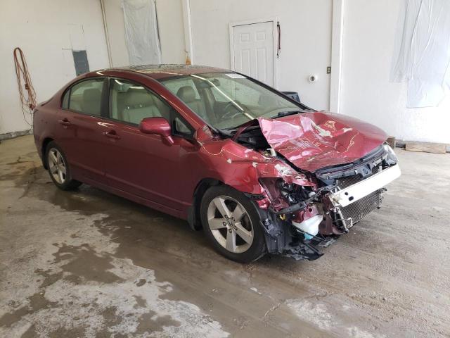 2HGFA16988H503870 - 2008 HONDA CIVIC EXL ბურგუნდია ფოტო 4