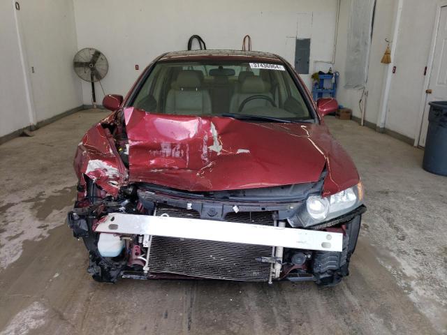 2HGFA16988H503870 - 2008 HONDA CIVIC EXL BURGUNDY photo 5