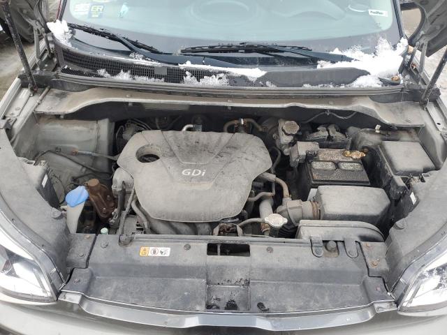 KNDJN2A28F7163304 - 2015 KIA SOUL GRAY photo 11