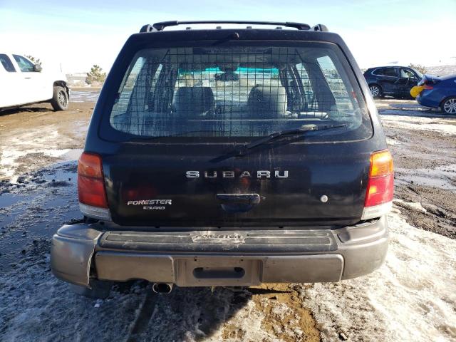 JF1SF6551XH746246 - 1999 SUBARU FORESTER S BLACK photo 6