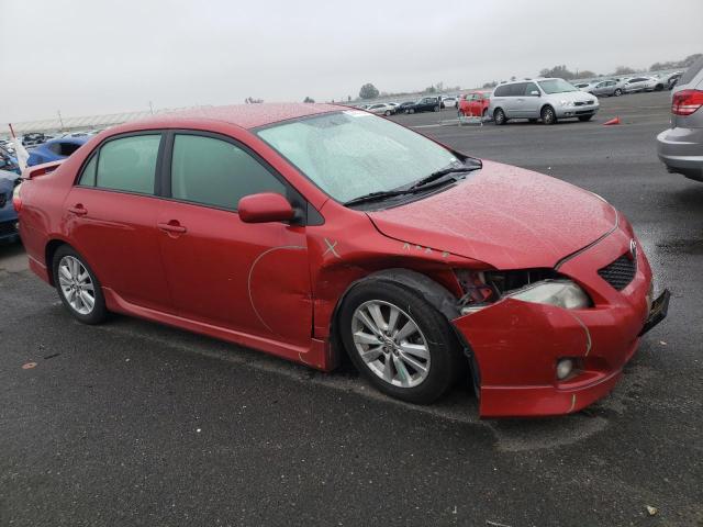 1NXBU4EE0AZ214808 - 2010 TOYOTA COROLLA BASE RED photo 4