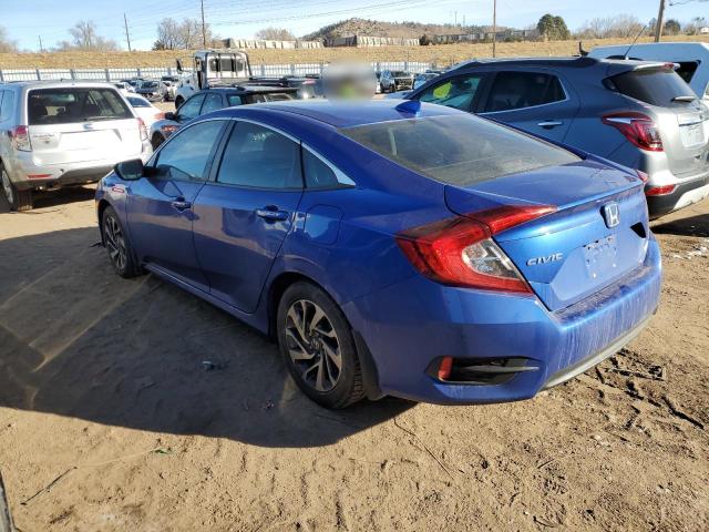 2HGFC2F78JH540762 - 2018 HONDA CIVIC EX BLUE photo 2