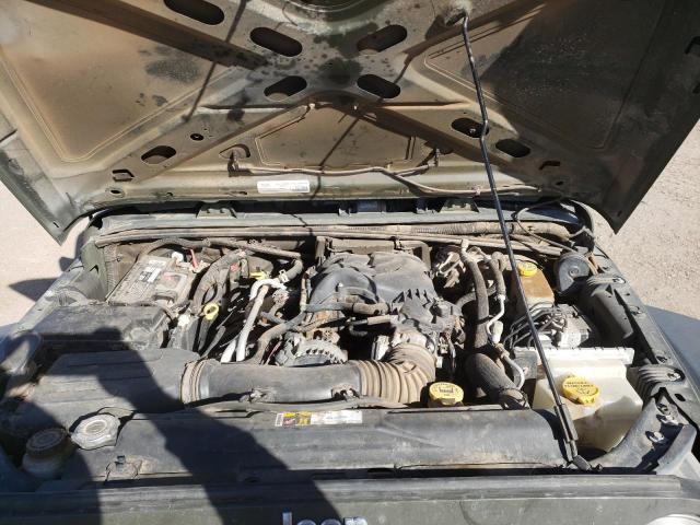 1C4BJWDG2FL652786 - 2015 JEEP WRANGLER U SPORT მწვანე ფოტო 12