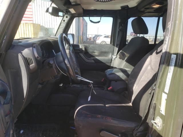 1C4BJWDG2FL652786 - 2015 JEEP WRANGLER U SPORT მწვანე ფოტო 7