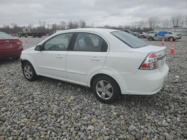 KL1TD5DE7BB243307 - 2011 CHEVROLET AVEO LS WHITE photo 2