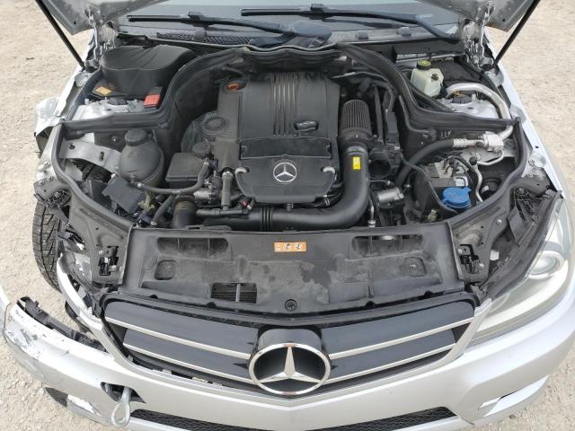 WDDGJ4HB7EG185774 - 2014 MERCEDES-BENZ C 250 SILVER photo 11