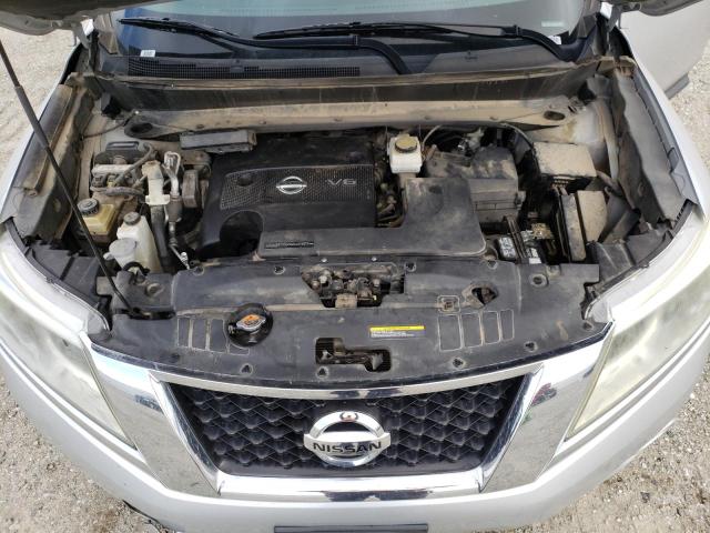 5N1AR2MN2GC635883 - 2016 NISSAN PATHFINDER S SILVER photo 12