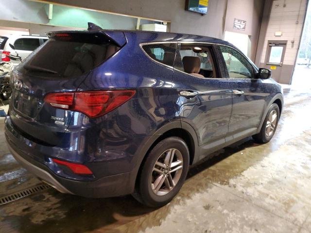 5XYZTDLB8HG430464 - 2017 HYUNDAI SANTA FE S BLUE photo 3