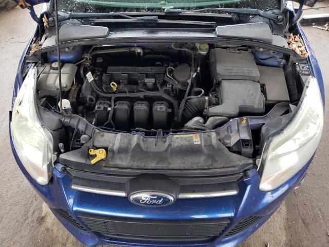 1FAHP3F29CL387147 - 2012 FORD FOCUS SE BLUE photo 11