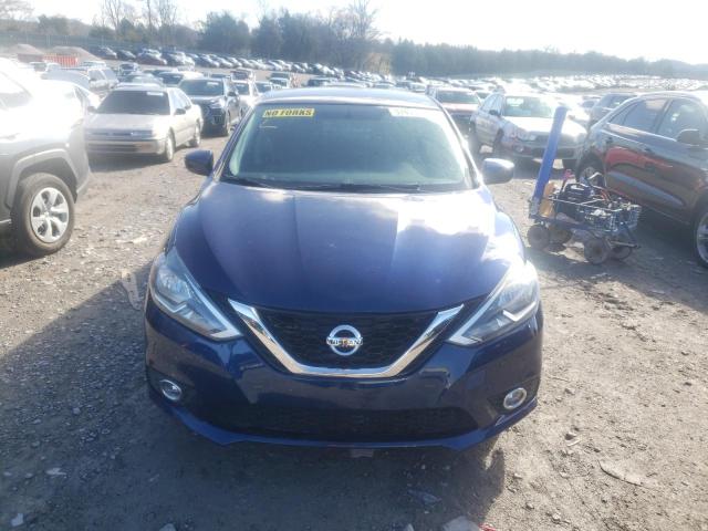 3N1AB7AP4KY357423 - 2019 NISSAN SENTRA S BLUE photo 5