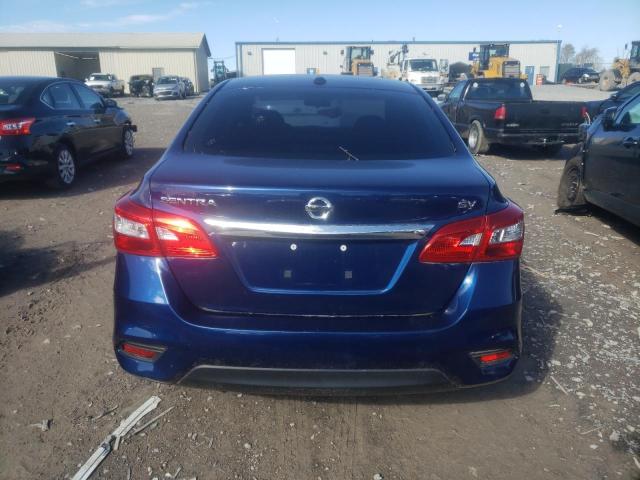 3N1AB7AP4KY357423 - 2019 NISSAN SENTRA S BLUE photo 6