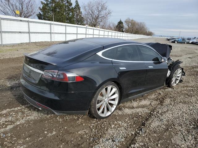 5YJSA1DPXCFP02898 - 2012 TESLA MODEL S Սև լուսանկար 3