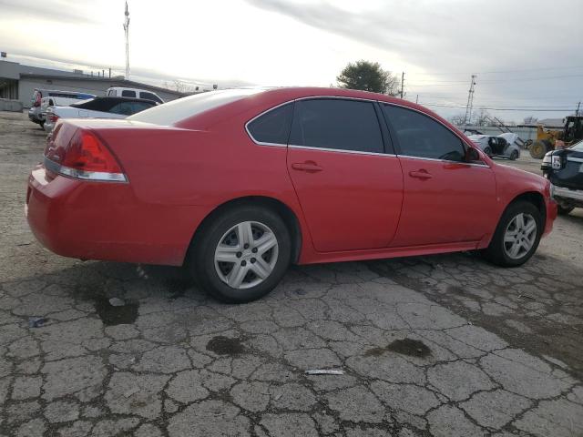 2G1WA5EK2A1101196 - 2010 CHEVROLET IMPALA LS RED photo 3