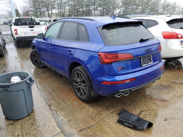 WA1B4AFY6N2034000 - 2022 AUDI SQ5 PREMIUM PLUS BLUE photo 2