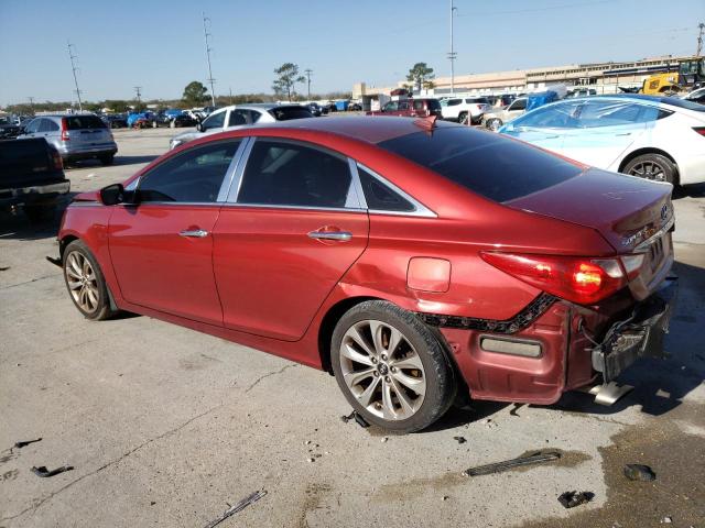 5NPEC4AC2DH527799 - 2013 HYUNDAI SONATA SE RED photo 2