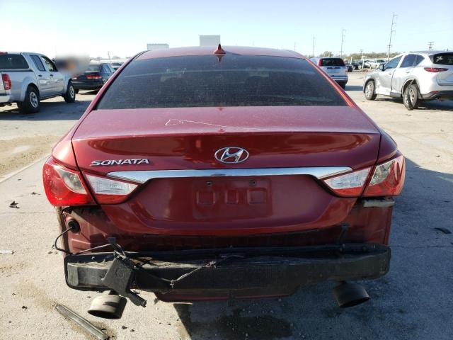 5NPEC4AC2DH527799 - 2013 HYUNDAI SONATA SE RED photo 6