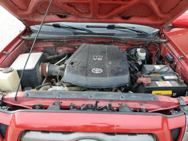 5TEUU42N79Z628513 - 2009 TOYOTA TACOMA ACCESS CAB Қызыл фото 11