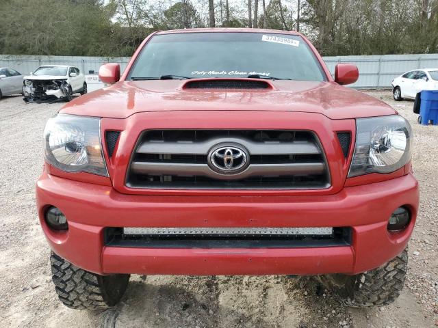 5TEUU42N79Z628513 - 2009 TOYOTA TACOMA ACCESS CAB Қызыл фото 5