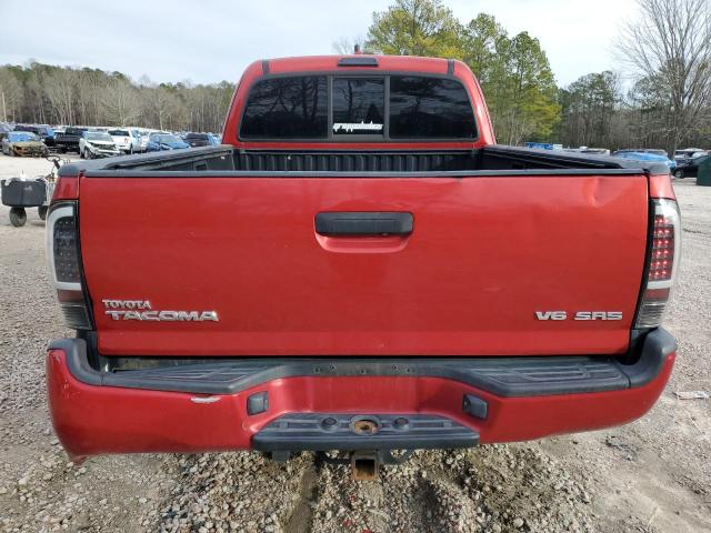 5TEUU42N79Z628513 - 2009 TOYOTA TACOMA ACCESS CAB Қызыл фото 6