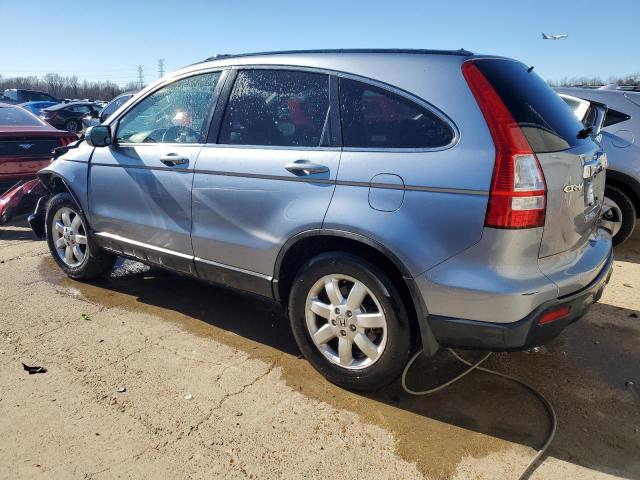 JHLRE387X7C065154 - 2007 HONDA CR-V EXL BLUE photo 2