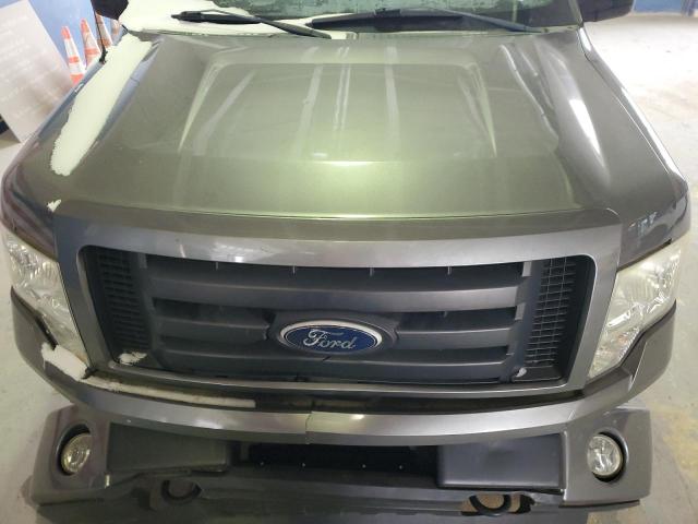 1FTEX1E81AFD24224 - 2010 FORD F150 SUPER CAB GRAY photo 11