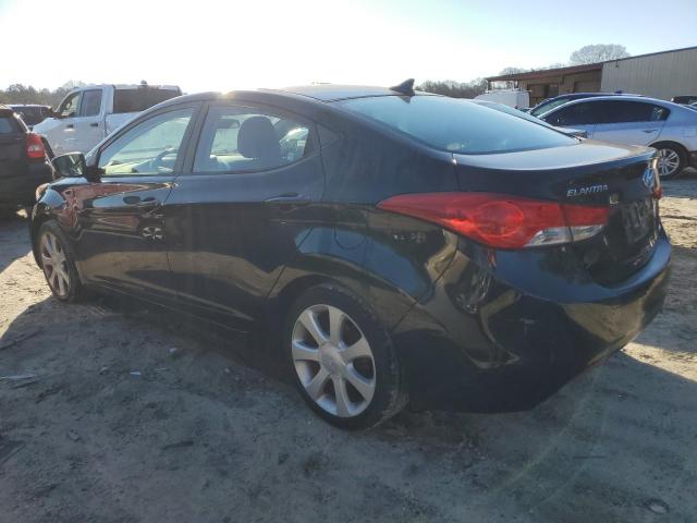 5NPDH4AE7BH044899 - 2011 HYUNDAI ELANTRA GLS BLACK photo 2