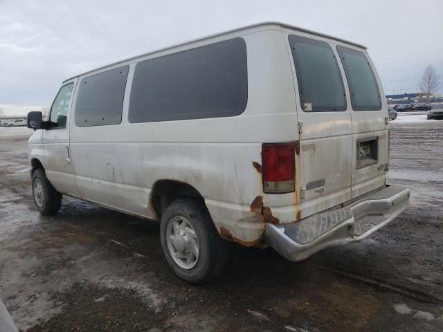 1FBNE31L28DB40609 - 2008 FORD ECONOLINE E350 SUPER DUTY WAGON WHITE photo 2