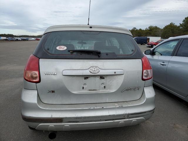 2T1KR32E24C262560 - 2004 TOYOTA COROLLA MA XR SILVER photo 6