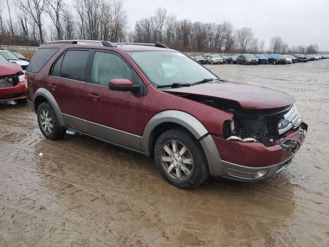 1FMDK02W88GA23621 - 2008 FORD TAURUS X SEL MAROON photo 4