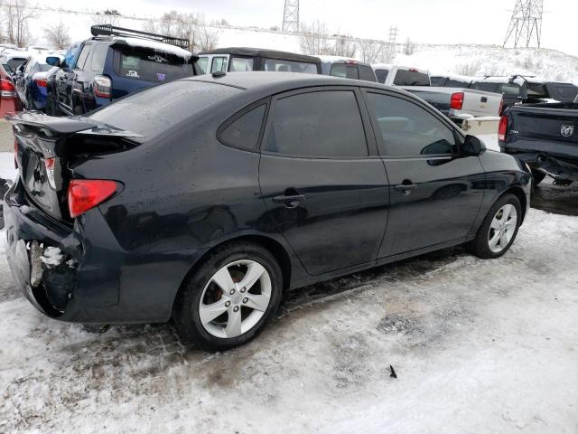 KMHDU46D37U081226 - 2007 HYUNDAI ELANTRA GLS BLACK photo 3