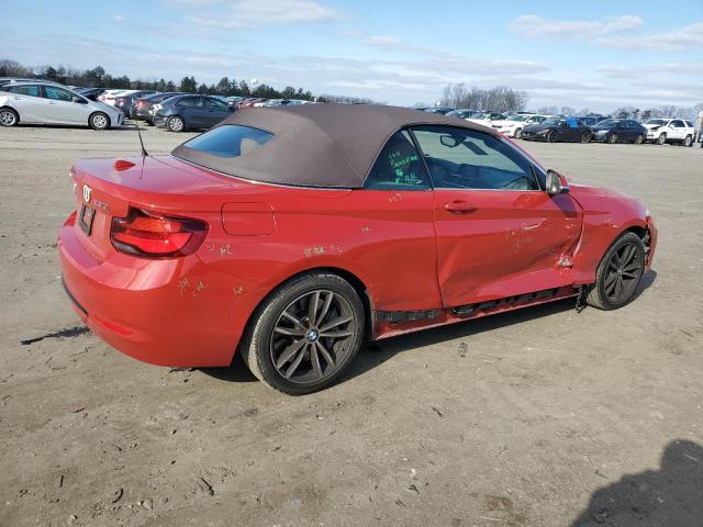 WBA2M7C04M7H74430 - 2021 BMW 230I RED photo 3