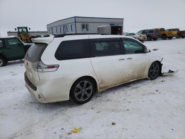 5TDXZ3DC0KS016161 - 2019 TOYOTA SIENNA SE WHITE photo 3