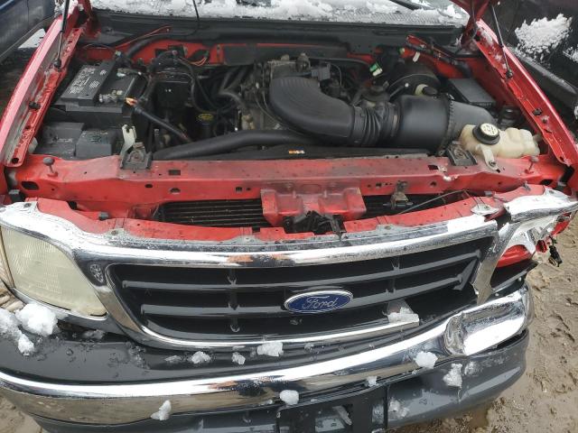 2FTRF07W51CA78462 - 2001 FORD F150 RED photo 12