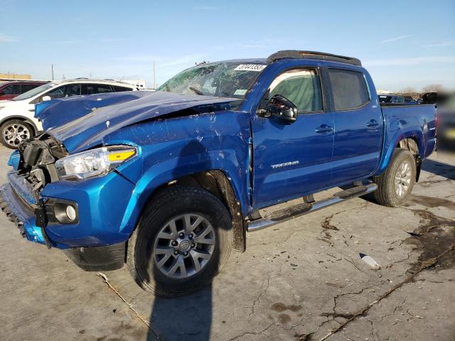 5TFAZ5CN9JX062892 - 2018 TOYOTA TACOMA DOUBLE CAB 蓝色 照片 1