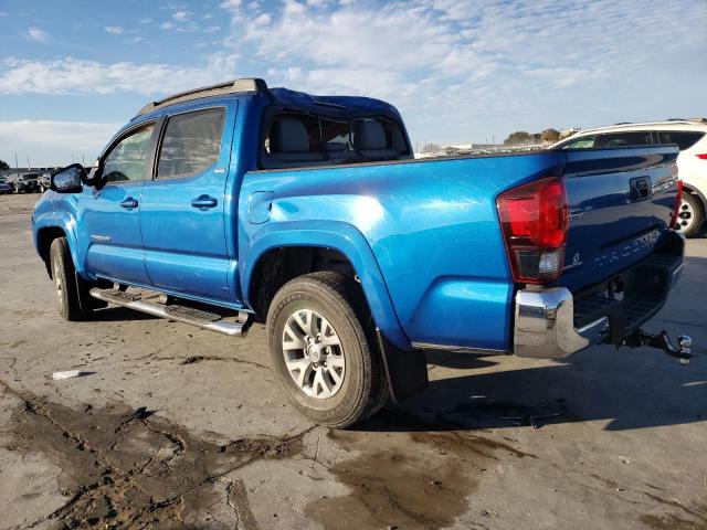 5TFAZ5CN9JX062892 - 2018 TOYOTA TACOMA DOUBLE CAB 蓝色 照片 2
