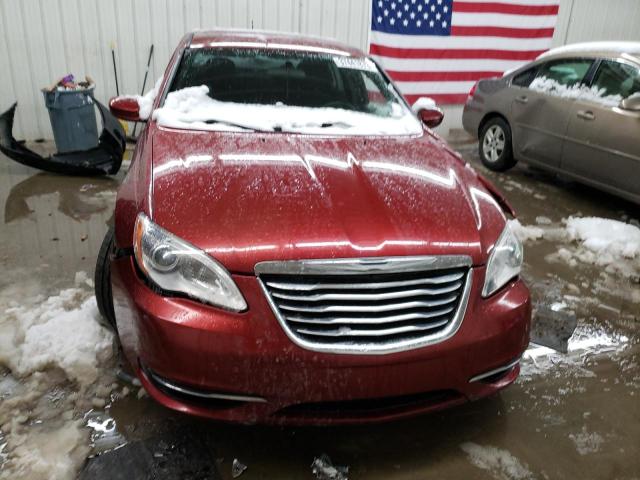 1C3CCBBB2DN705801 - 2013 CHRYSLER 200 TOURING RED photo 5