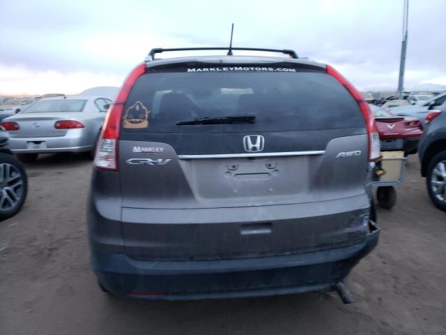 5J6RM4H58CL026930 - 2012 HONDA CR-V EX GRAY photo 6