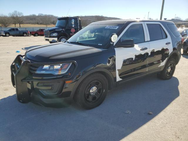 1FM5K8AR7HGE39738 - 2017 FORD EXPLORER POLICE INTERCEPTOR BLACK photo 1